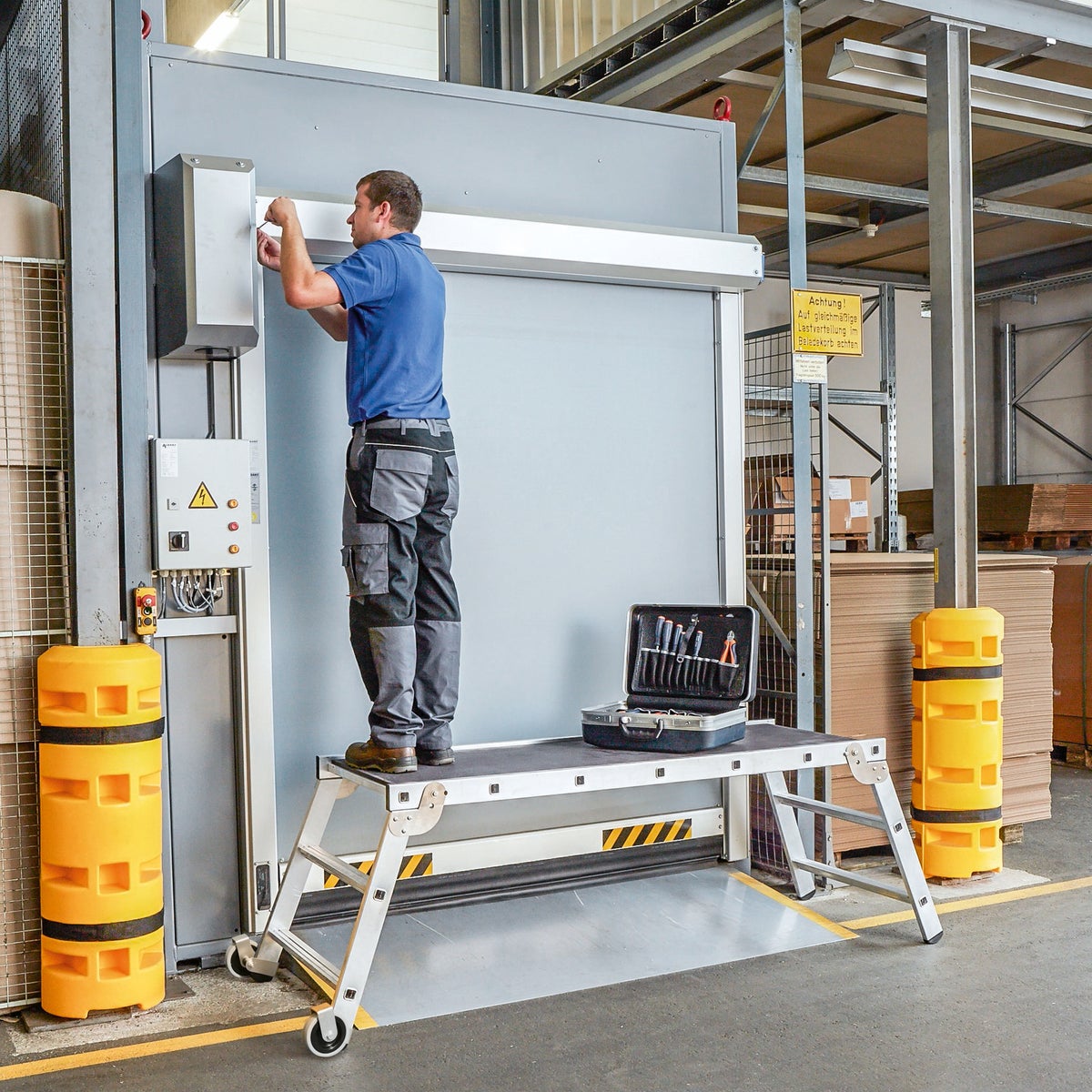 Zarges opvouwbaar werkplatform Workmaster Plus P R13 platformafdekking