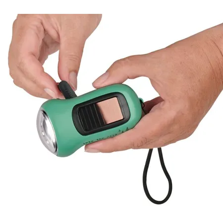 moses. Fernweh Dynamo-Solar-Taschenlampe