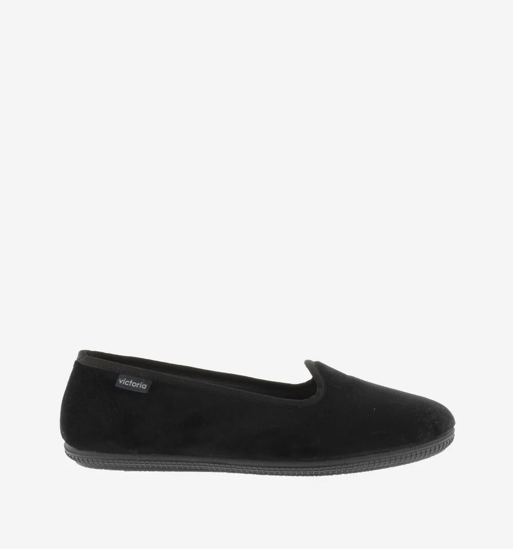 ODA VELVET SLIPPERNEGRO