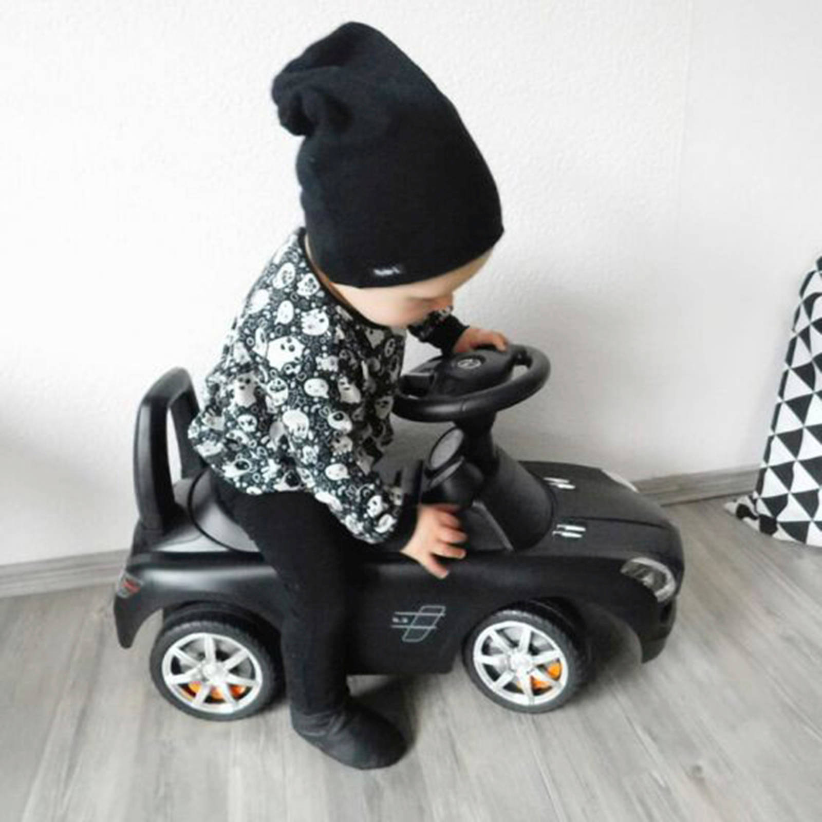 Babysteps leren babyslofjes zwart