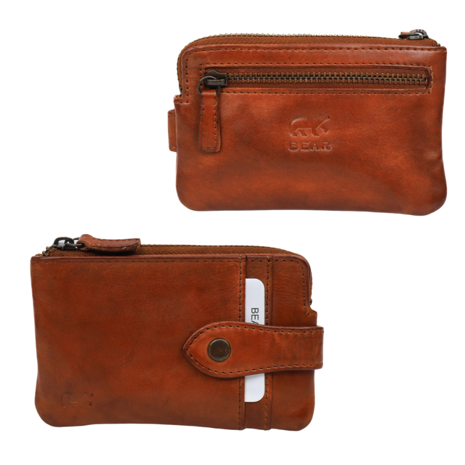 Portemonneetje 'Jael' cognac Cognac