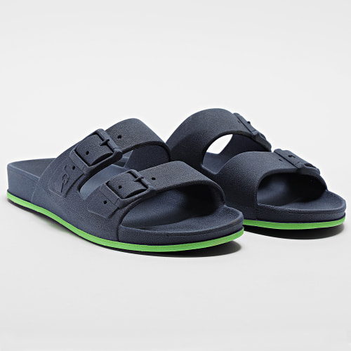 Sandales Brasilia Navy Green Fluo