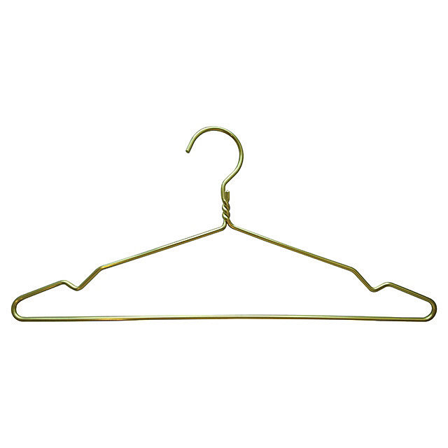 Lot de 3 cintres métal jaune Form Divis