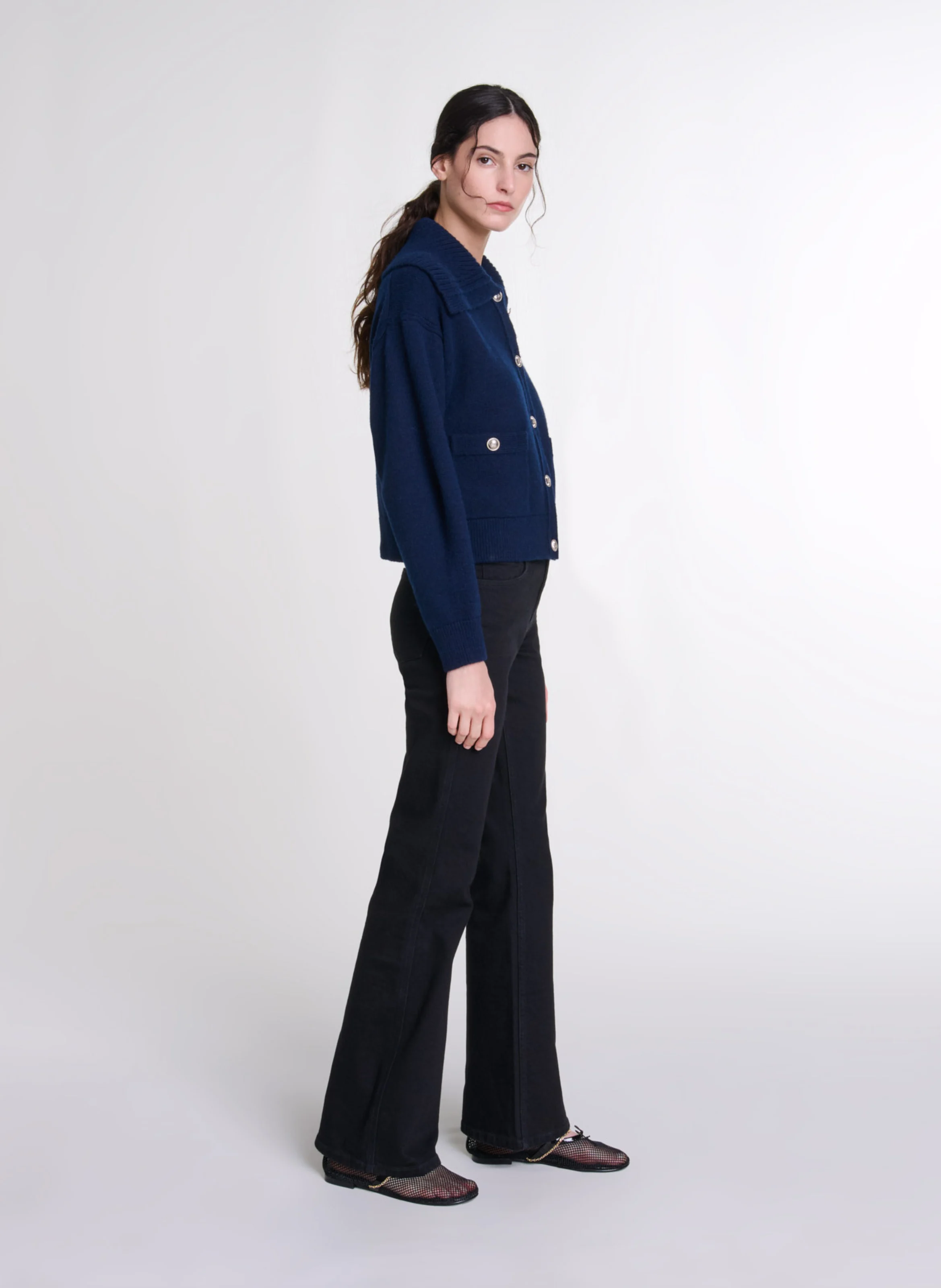 Jean flare | Noir