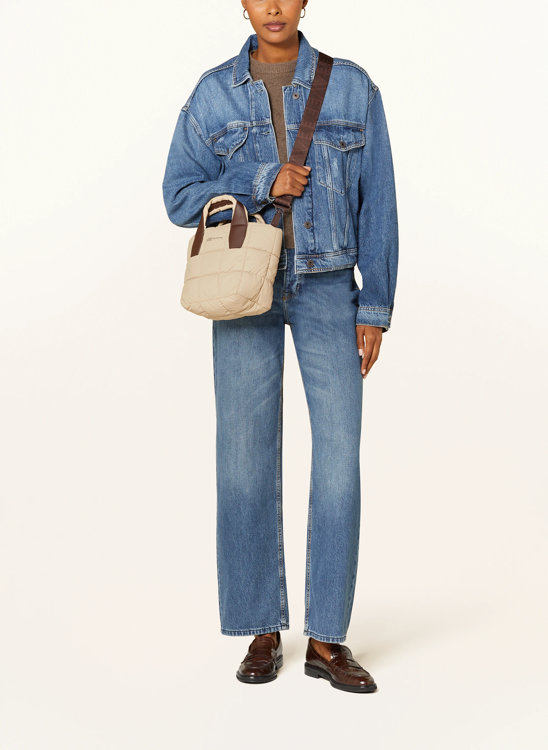 Vee Collective Umhängetasche PORTER MINI TOTE mit Pouch