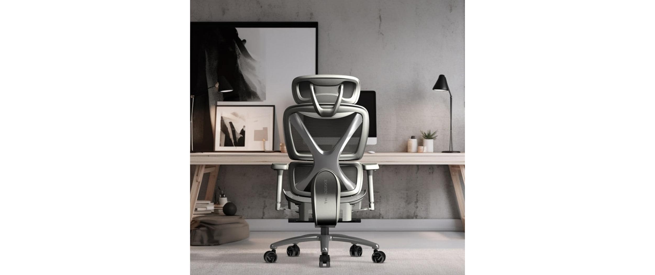 Bürostuhl XTC-Mesh Grau<br>Ergonomischer Bürostuhl