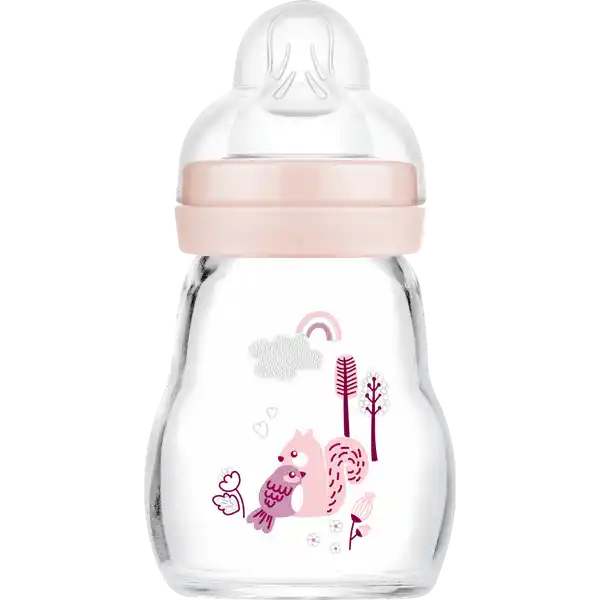 Feel Good Babyflasche Glas 0+ Monate