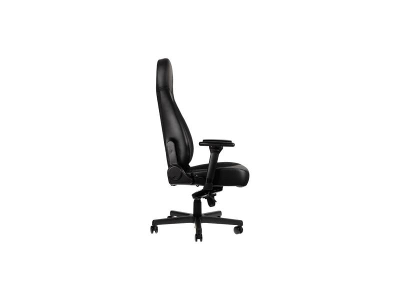 noblechairs Gaming-Stuhl ICON Echtleder Schwarz Echtleder-Computersessel