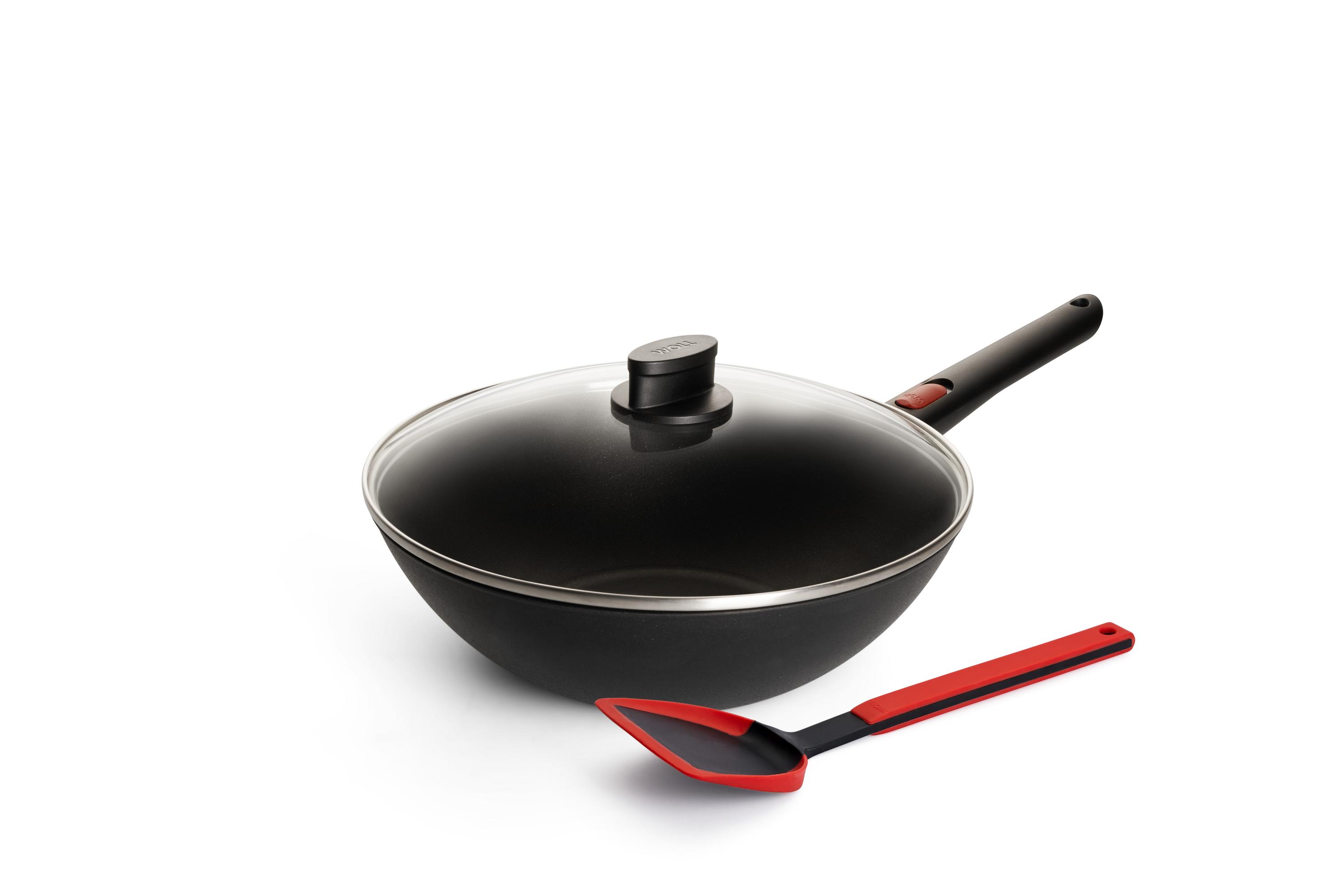 Eco Lite QXR Wok-Set mit Wok-Wender, 2-tlg., Ø 30cm - Herdart: Alle Herdarten inkl. Induktion von WOLL
