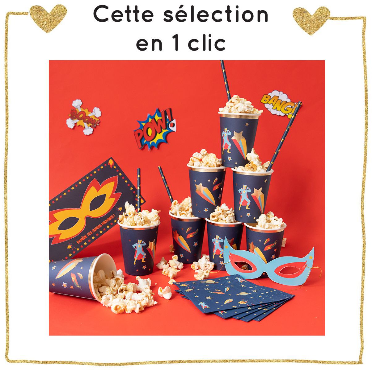 Ensemble déco Anniversaire Super-Héros