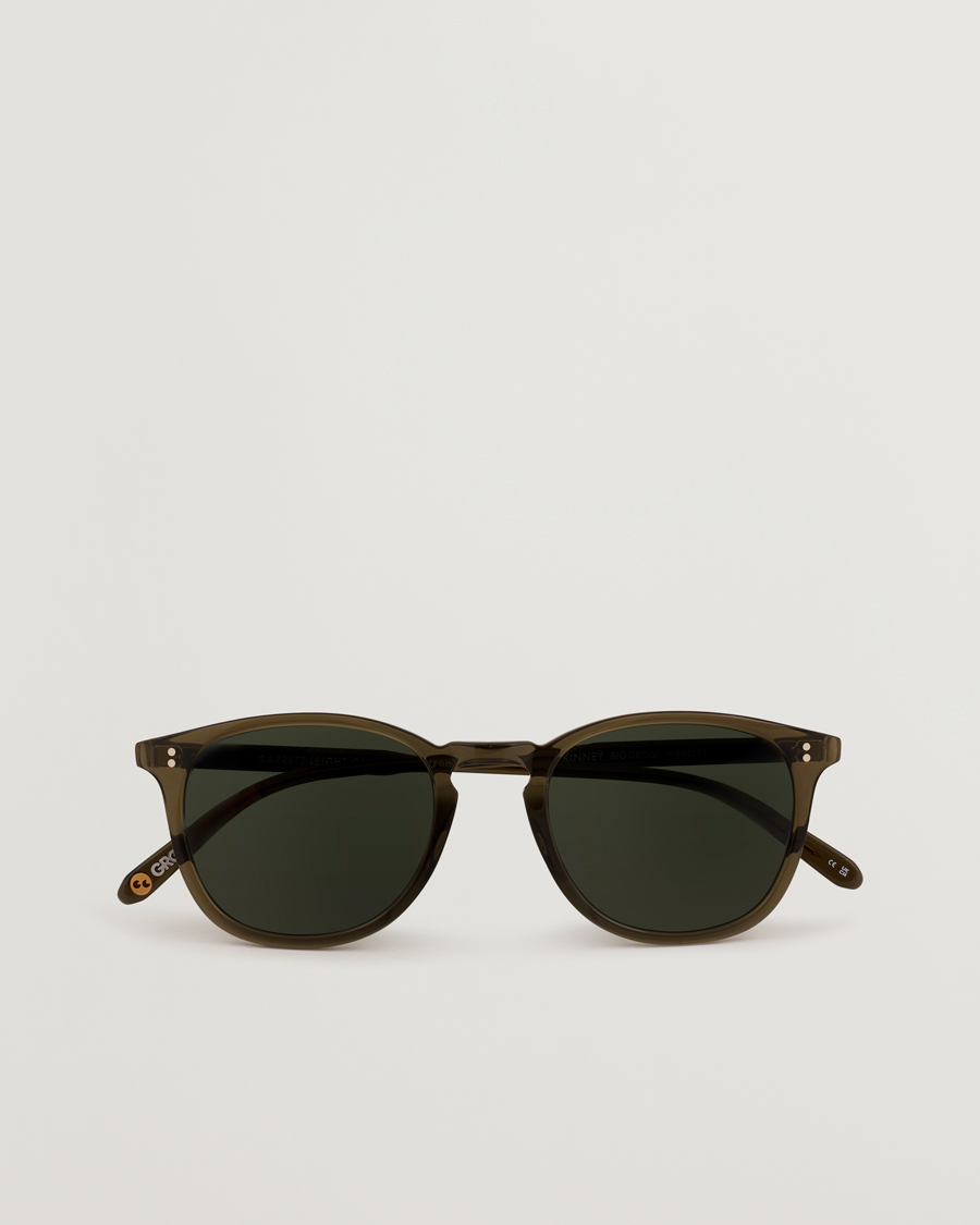 Garrett Leight Kinney 49 Sunglasses Olive/Green