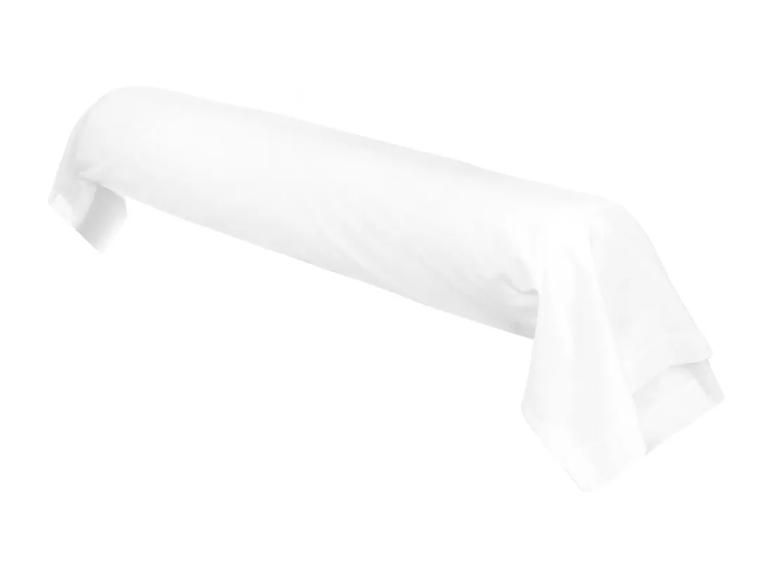 Taie de traversin uni 185x43 cm coton ALTO Blanc