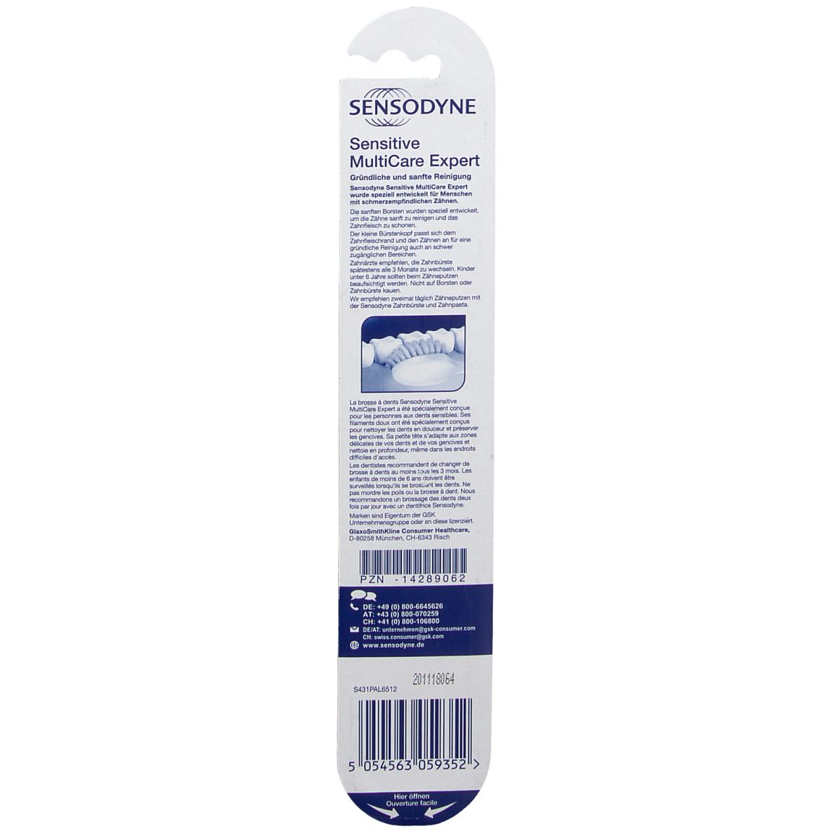 SENSODYNE Sensitive MultiCare Expert Zahnbürste weich