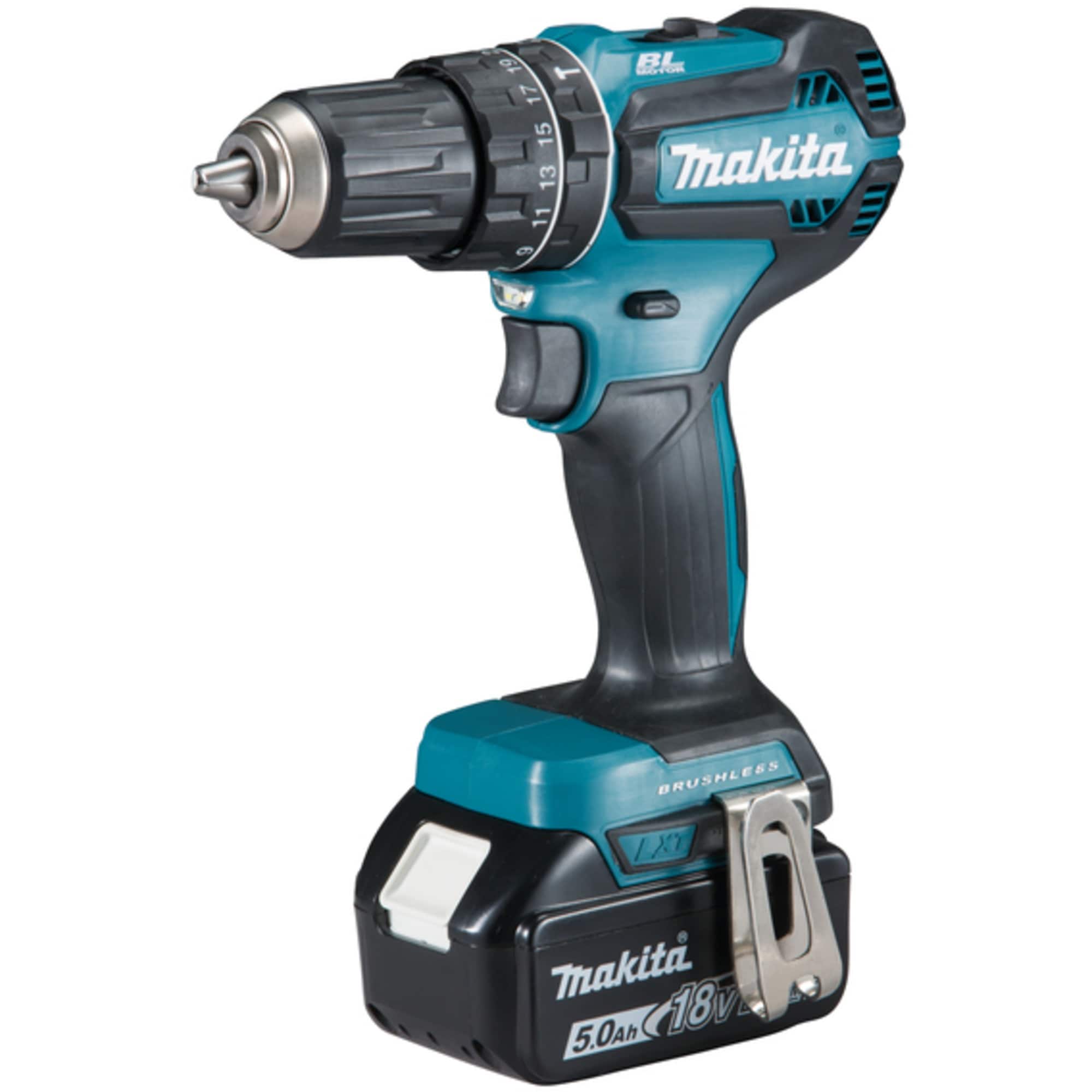 Makita Schlagbohrschrauber Akku-Schlagbohrschrauber DHP485RTJ, 18Volt