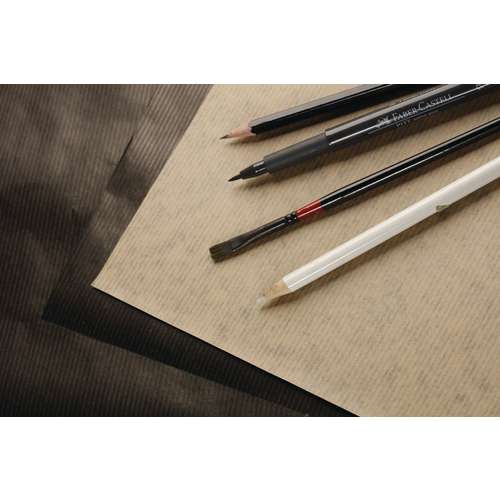 Clairefontaine KRAFT Papierbogen 25er-Packung, braun/ schwarz