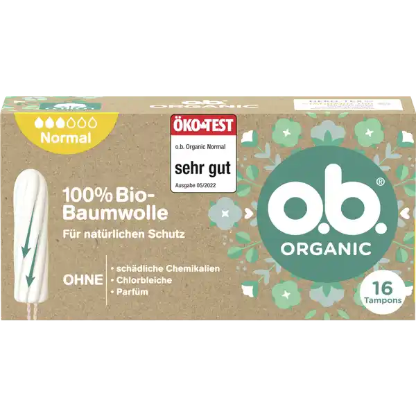 Organic Tampons Normal