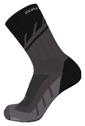 Chaussettes Unisexe Salomon Speedcross Crew Noir/Gris