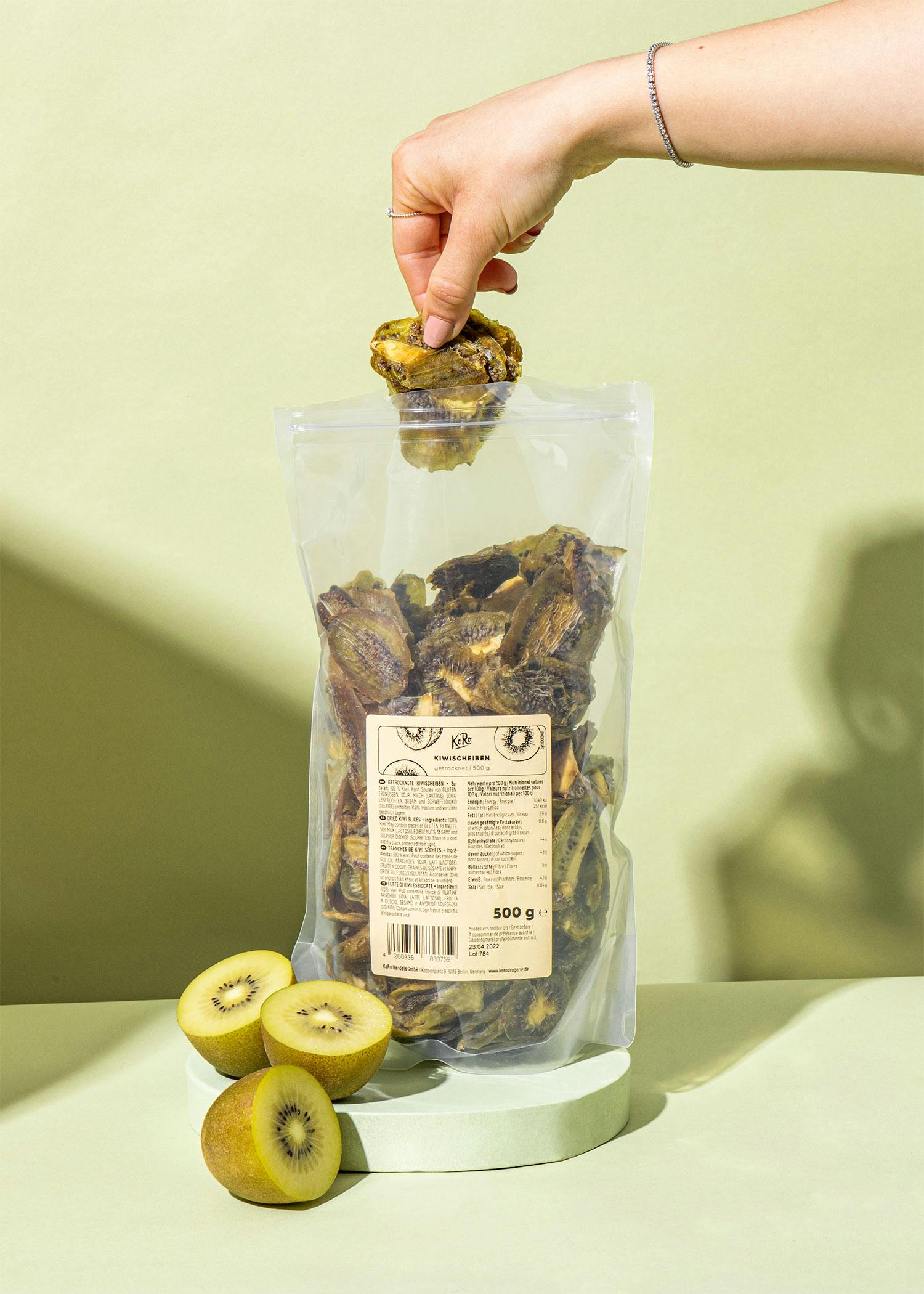 Getrocknete Kiwi 500 g