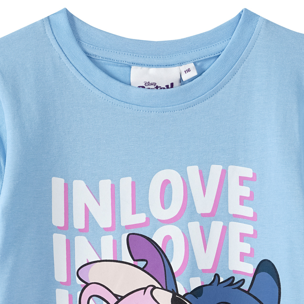 Topolino Disney Stitch T-Shirt mit Bio-Baumwolle hellblau