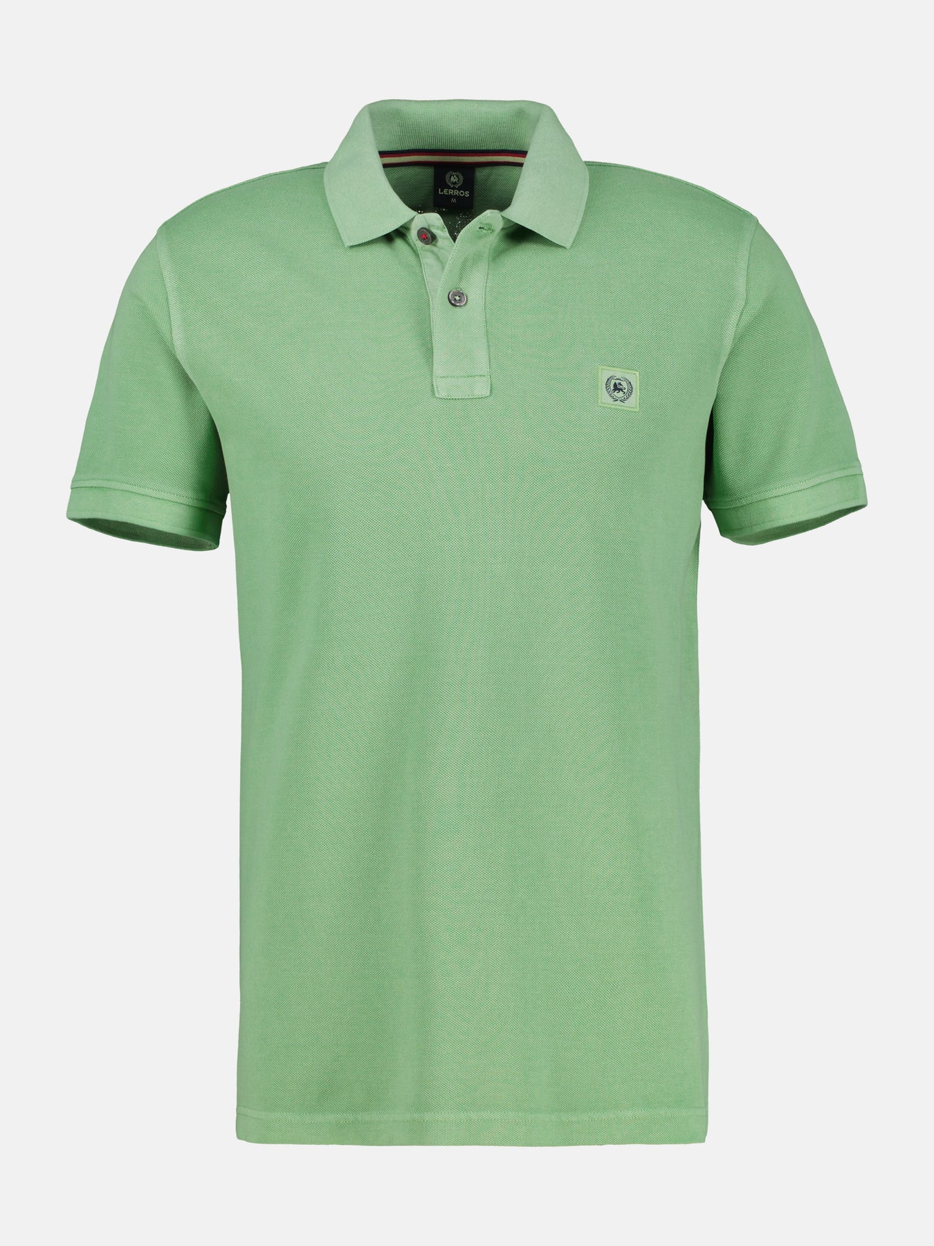 Herren Poloshirt in gewaschener Optik
