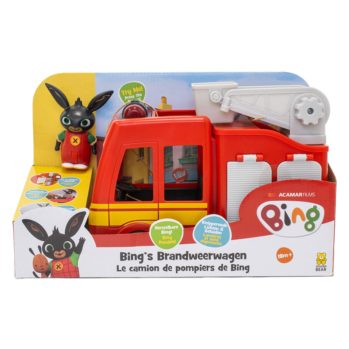 Bing Brandweerwagen met Licht & Geluid