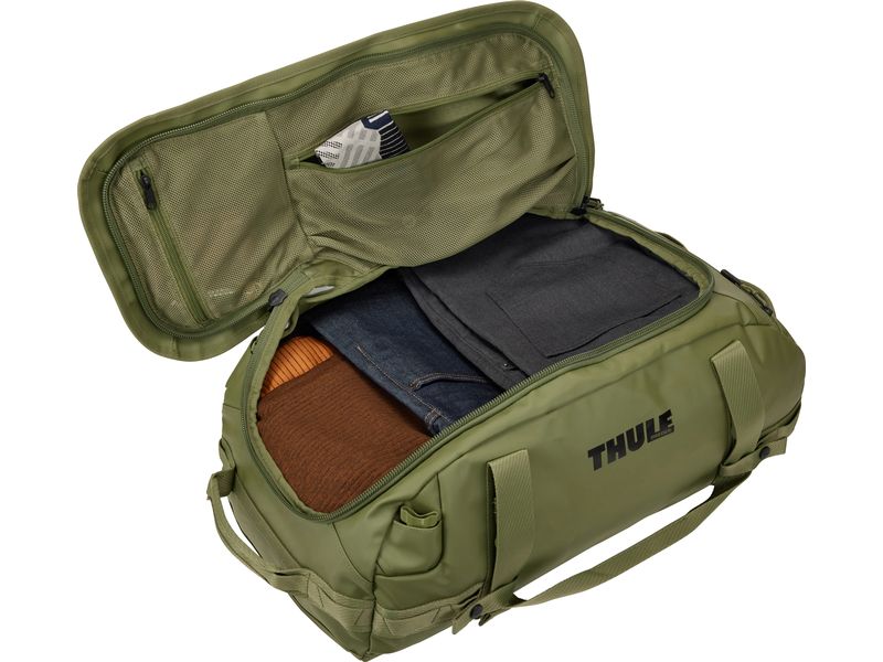 Thule Duffle Bag Chasm 40 l, Olivine Reisetasche und Rucksack in einem