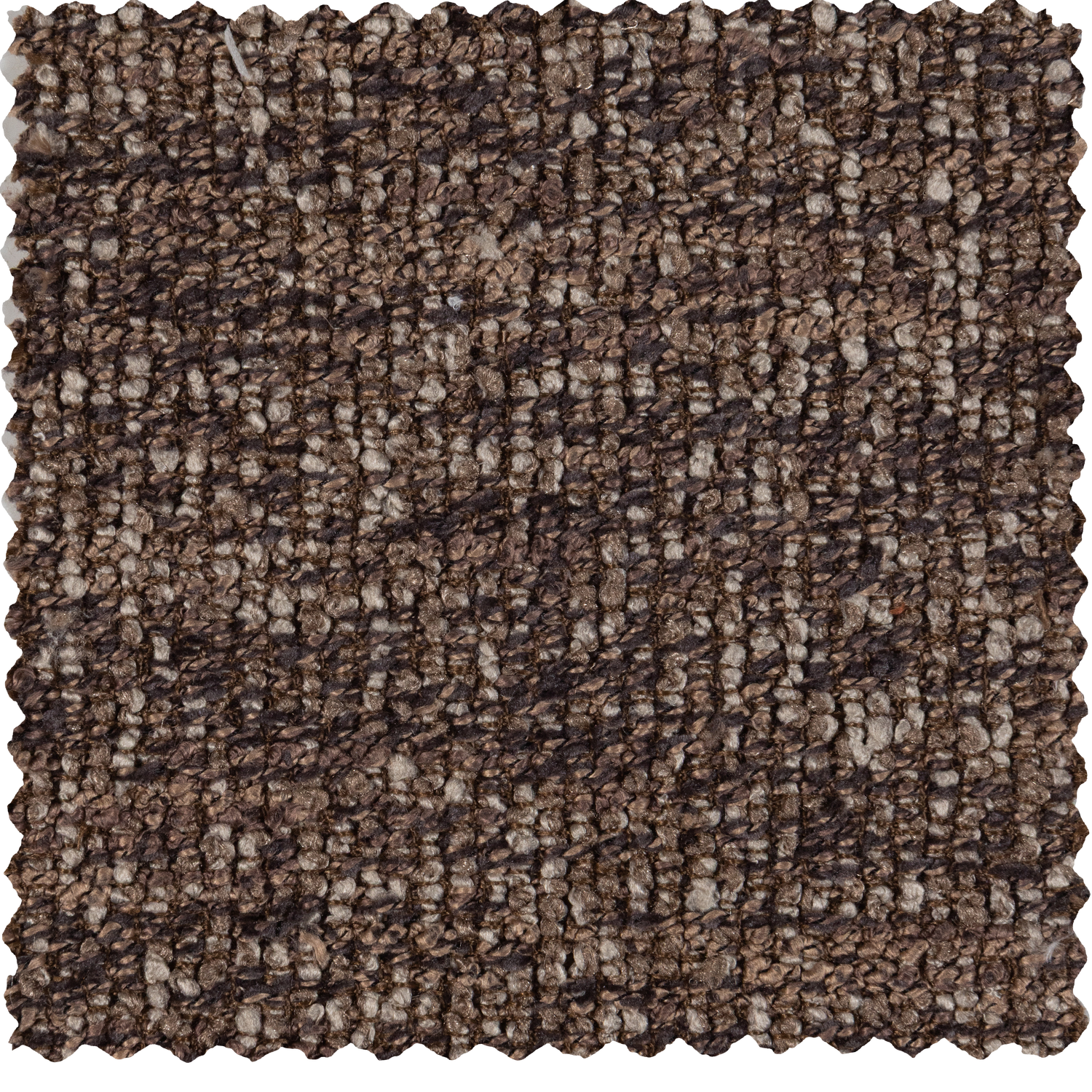 WOOOD Statement Hocker - Polyester - Bruin Melange - 40x80x55
