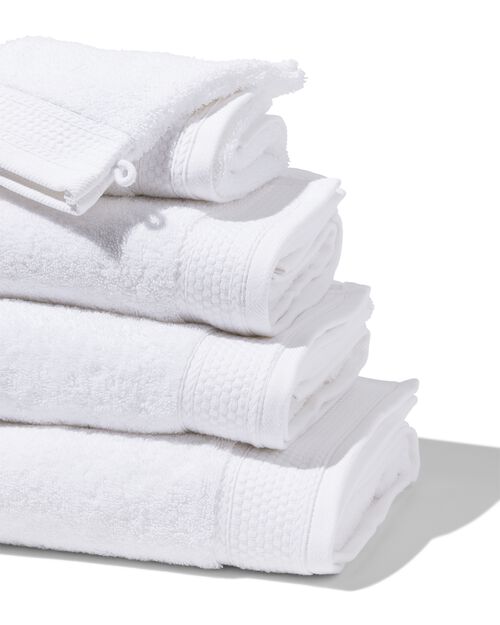 serviettes de bain - qualité hôtel très épaisse blanc