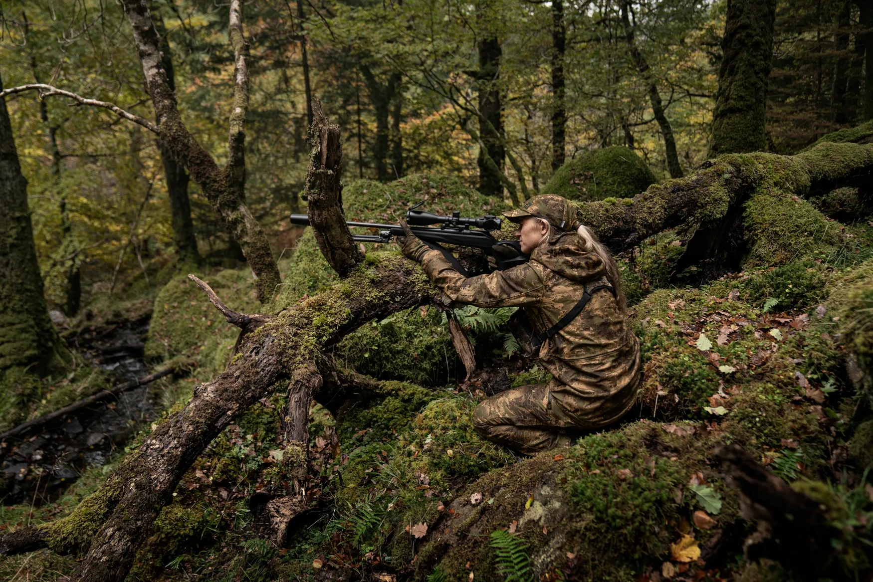 Härkila Deer Stalker Camo Hws Jacket Women Axis Msp®Forest
