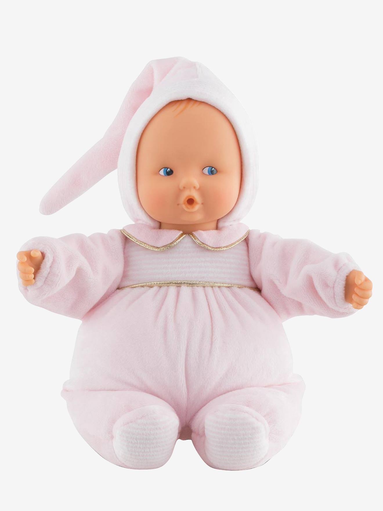 Boneca Babipouce com listras rosa Corolle