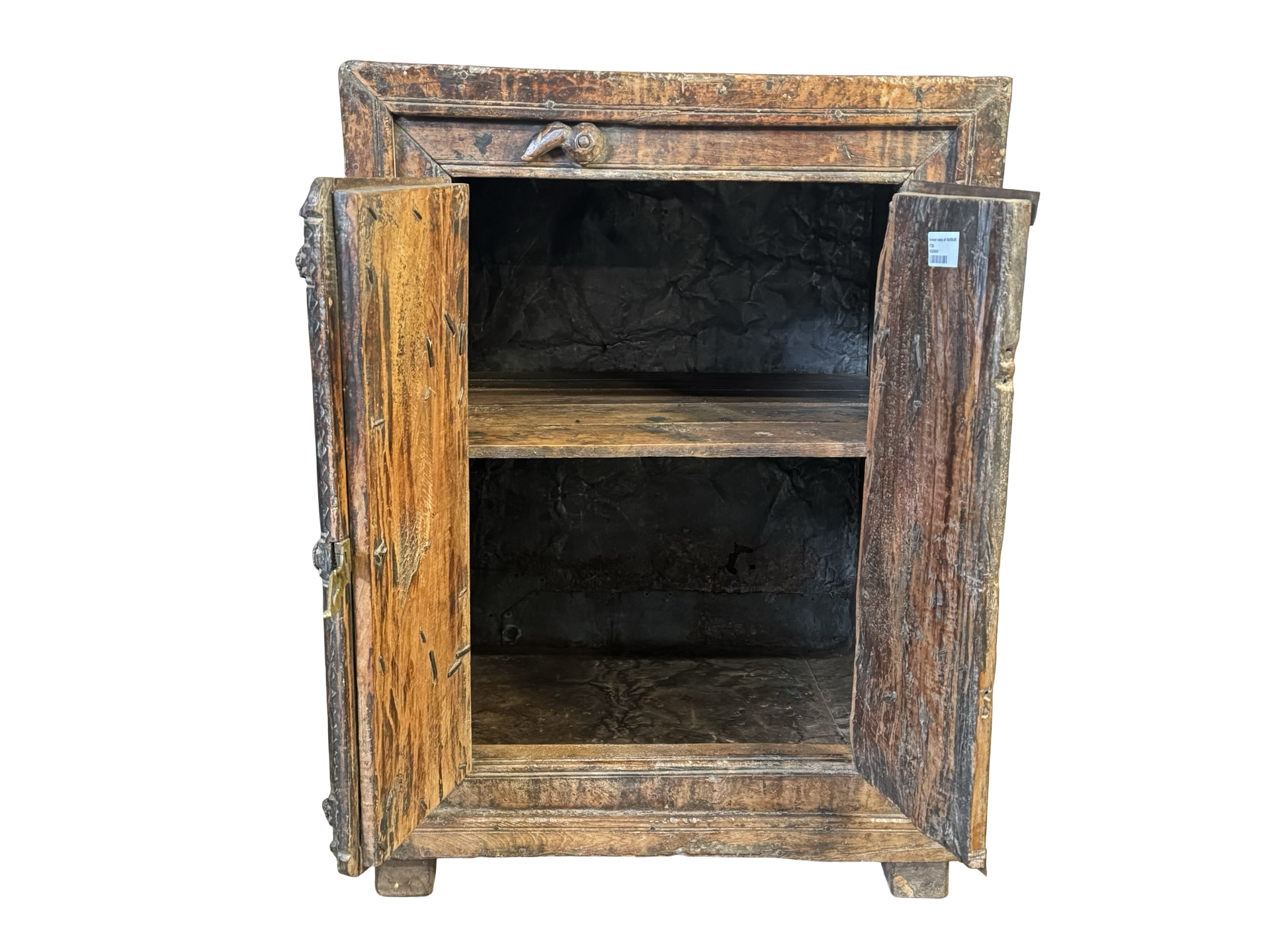 Wandkast vierkant antiek finish