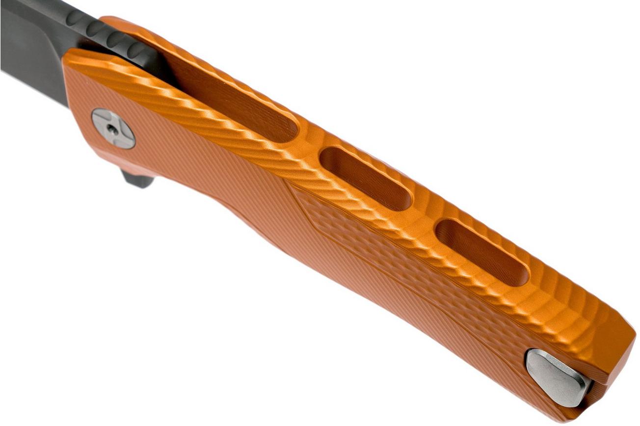 LionSteel ROK Black Orange Aluminium ROK A OB zakmes