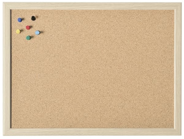 Magnetoplan 121924, Fast korktavle, Brun, Kork, 1000 x 600 mm, 1 stykker