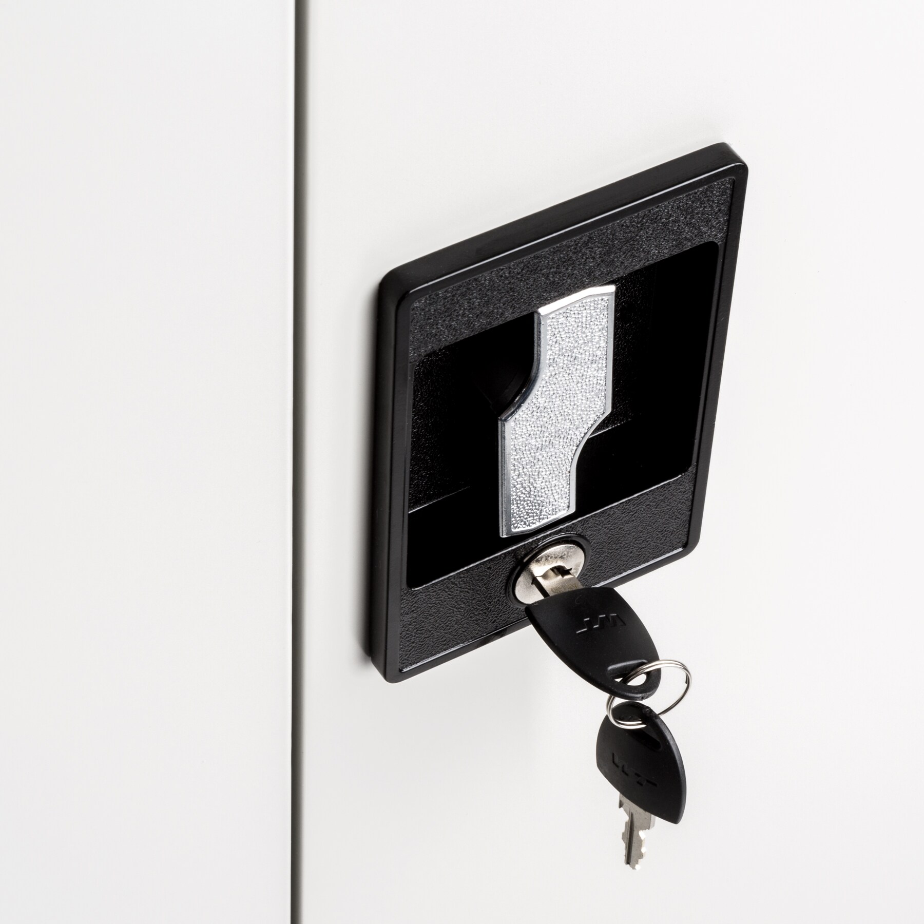 tectake® 4er Set Aktenschrank, aus pulverbeschichtetem Stahl, 4 höhenverstellbare Einlegeböden, 180 x 90 x 40 cm