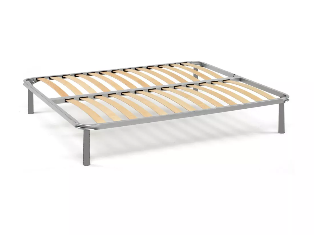 Sommier double Dgrasso, Sommier à lattes orthopédique, 100% Made in Italy, 160x190h 31 cm