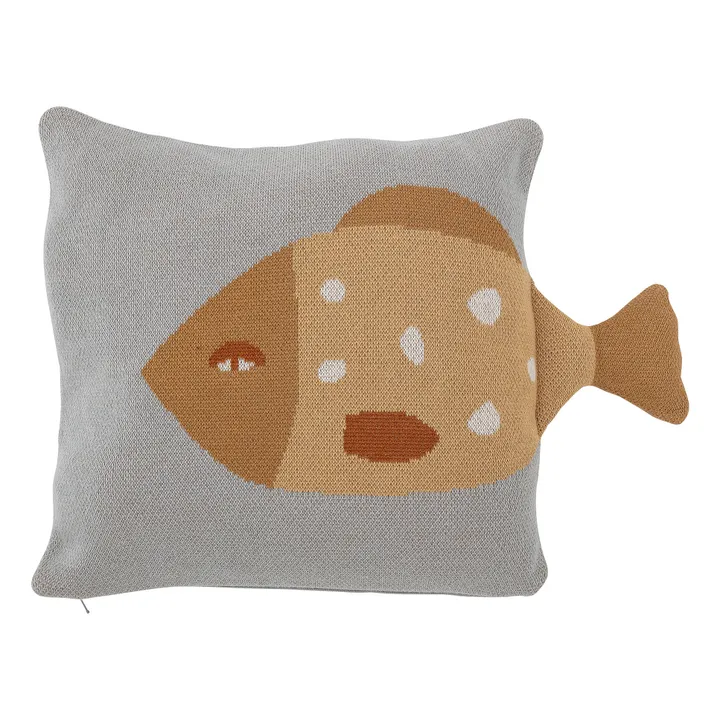 Bloomingville Mini Coussin poisson Larle en coton bio