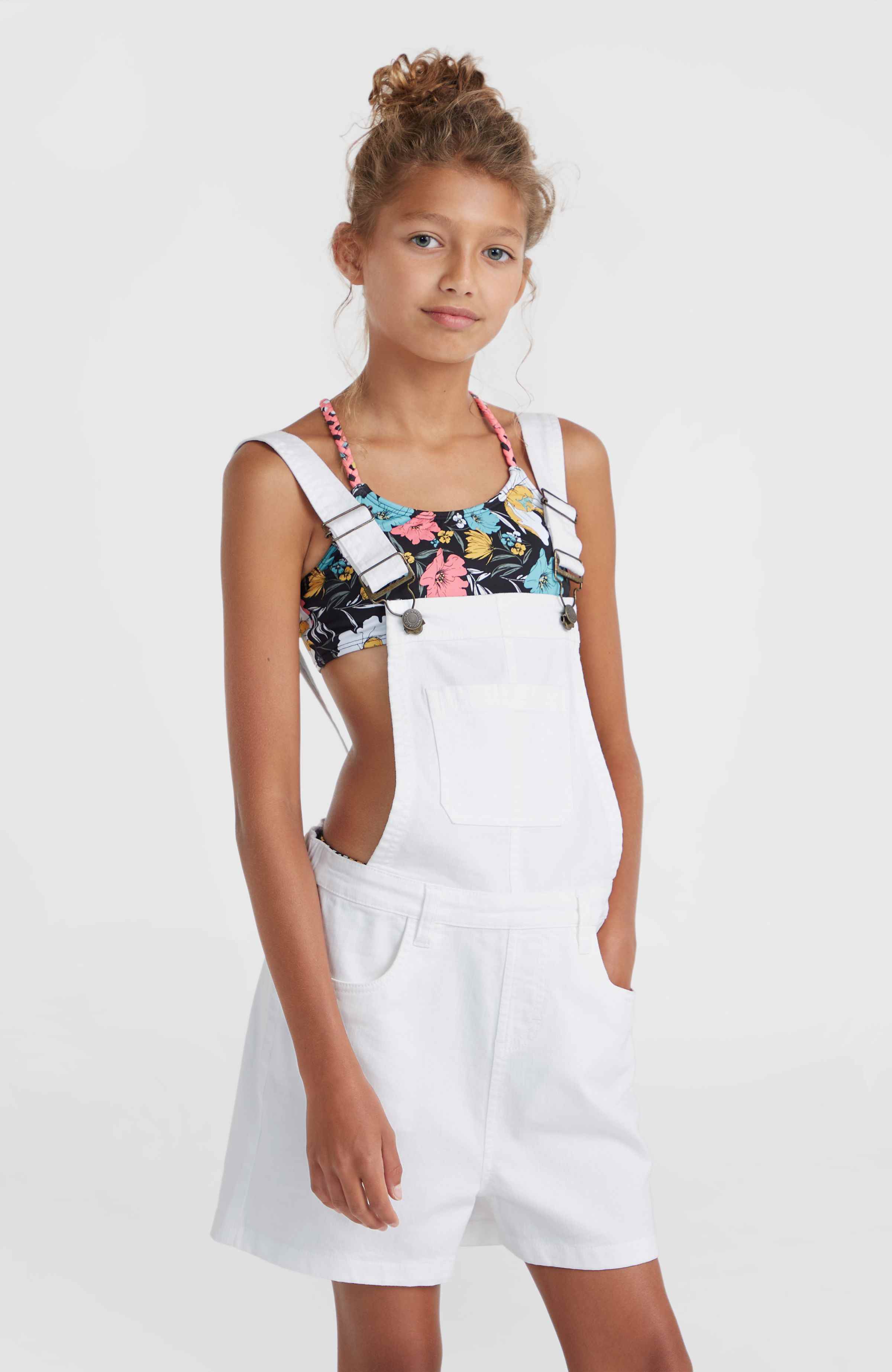 Meisjes Mix and Match tuinbroek O`Neill Wit