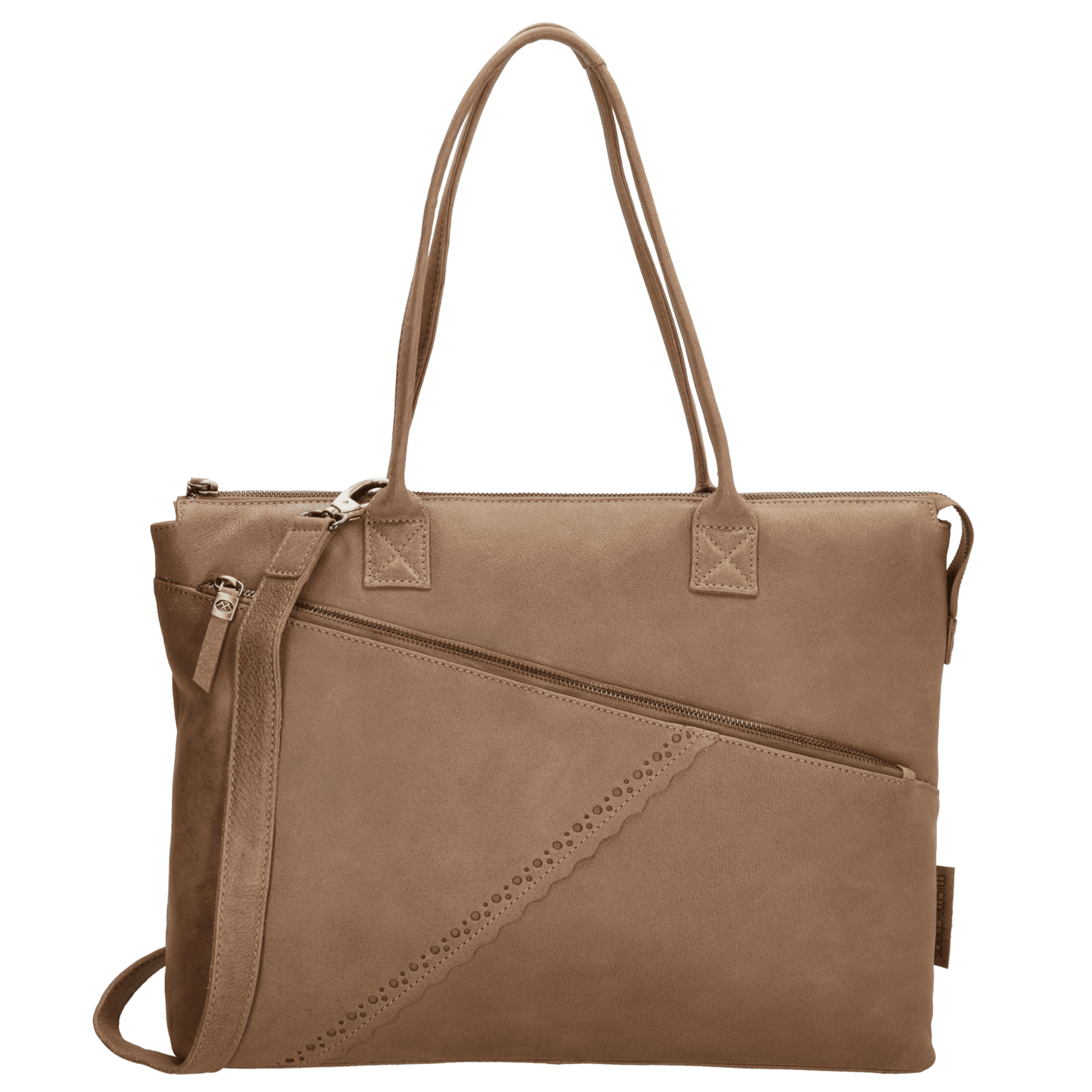 Micmacbags Marrakech Laptoptas 15,6 inch Taupe