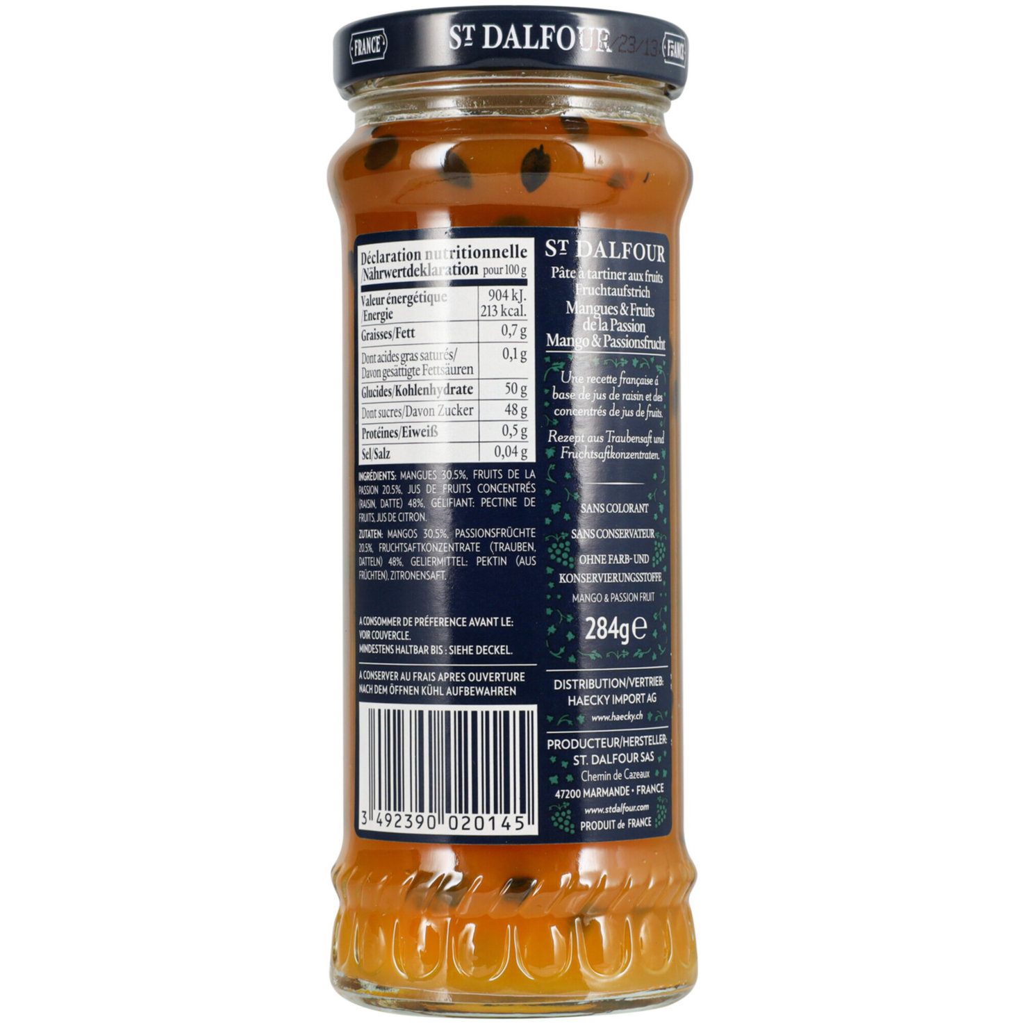 St. Dalfour Fruchtaufstrich Mango & Passionsfrucht