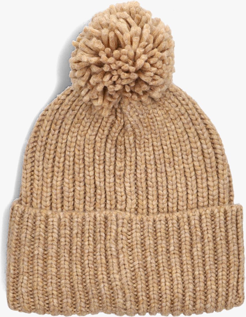 UGG camel ugg muts chunky rib knit beanie w pom