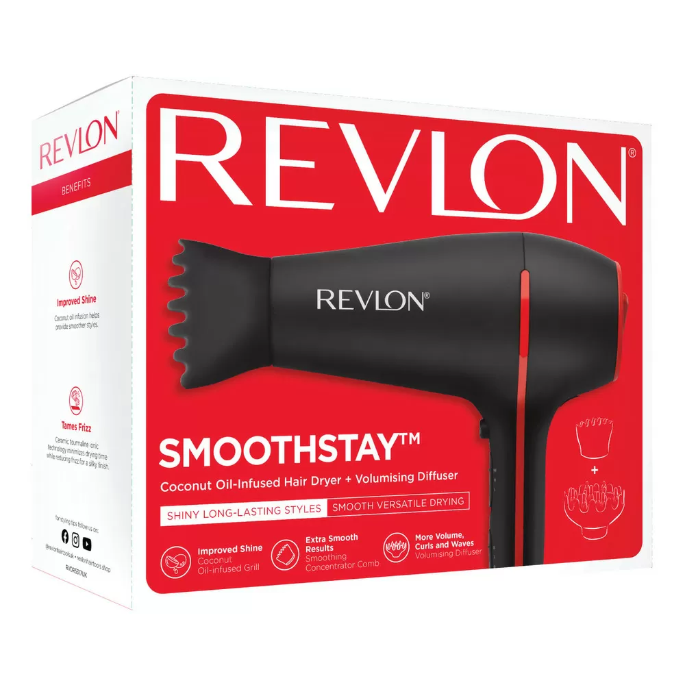 Revlon Hårtørrer Smoothstay - 1 stk.