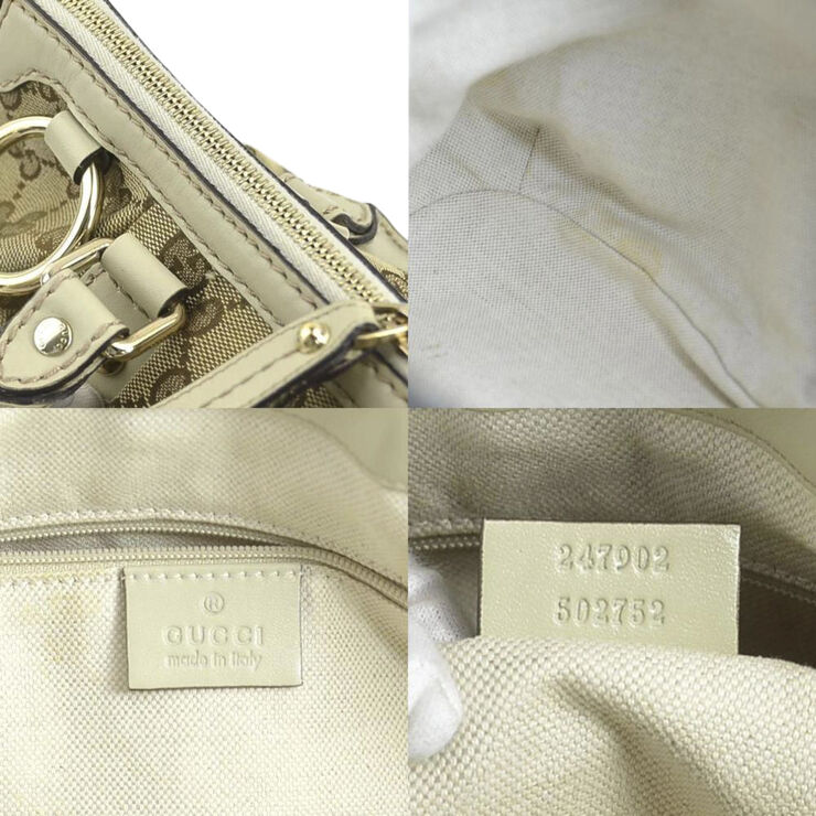 Gucci Vintage Gucci Handbag Beige