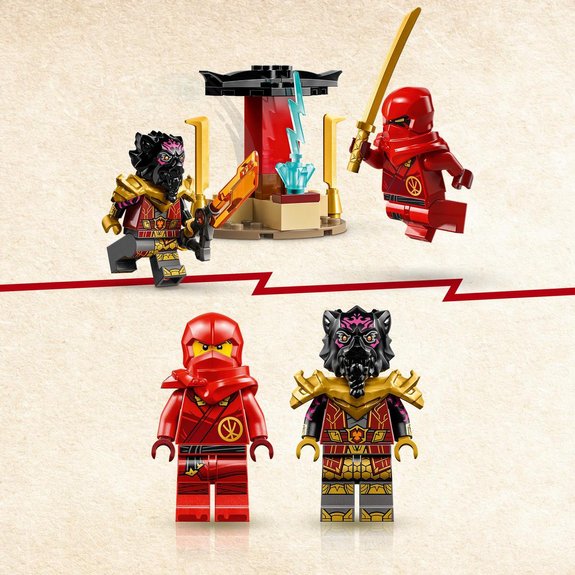 Le combat en voiture et en moto de Kai et Ras LEGO NINJAGO 71789
