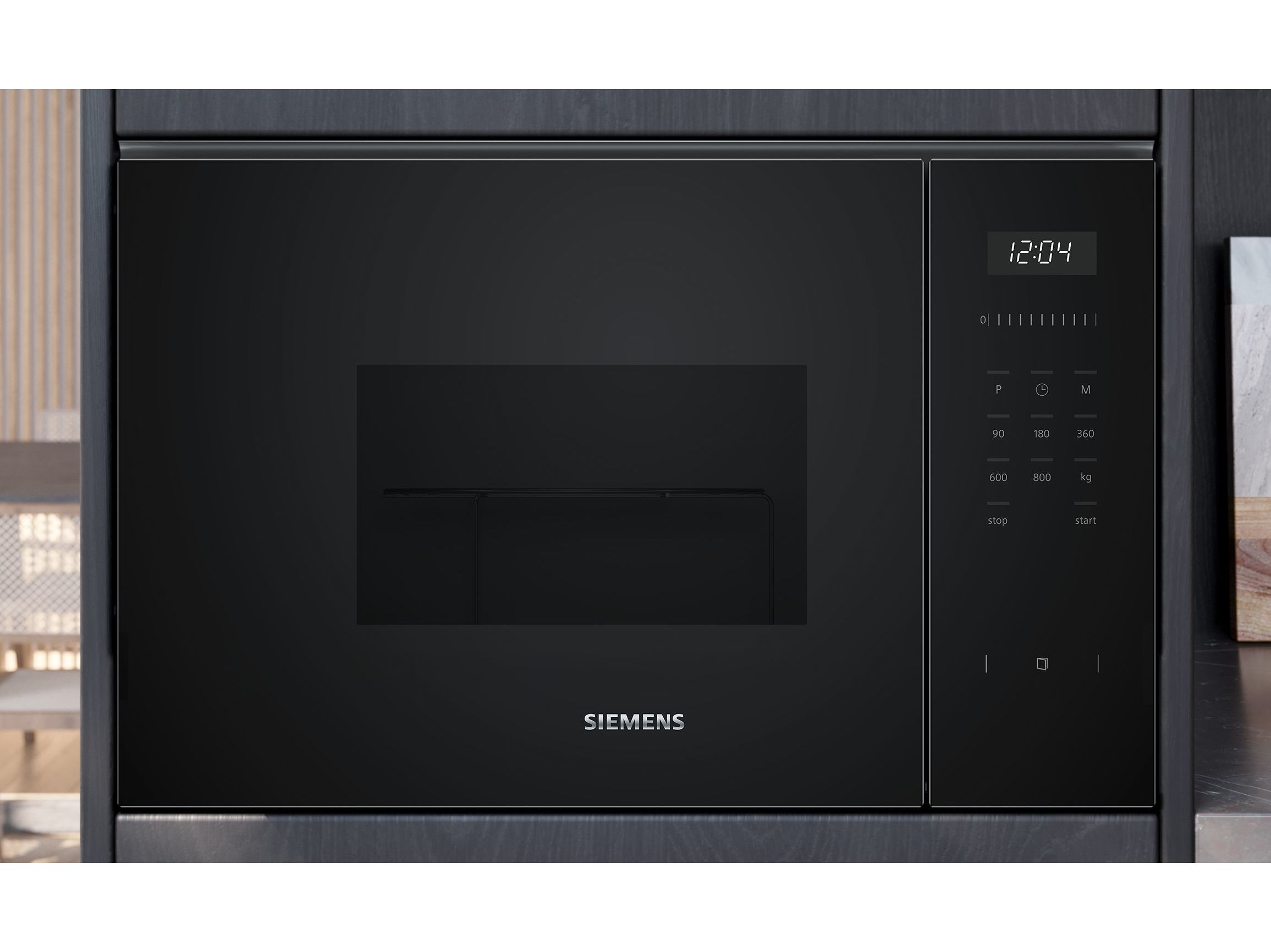 MICRO ONDAS DE ENCASTRE SIEMENS BF525LMB1 PRETO 20L