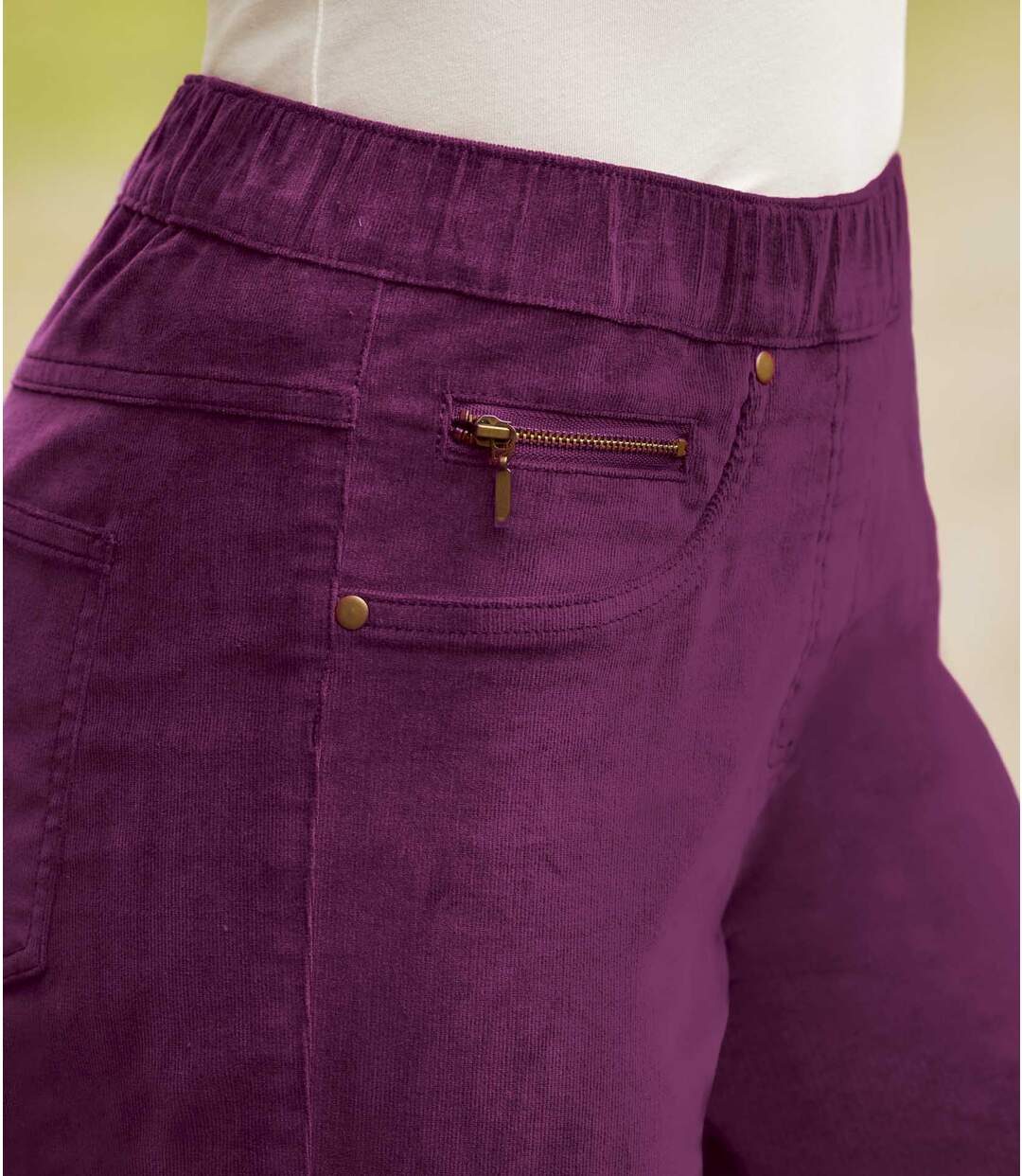 Pantalon Velours Stretch Confort