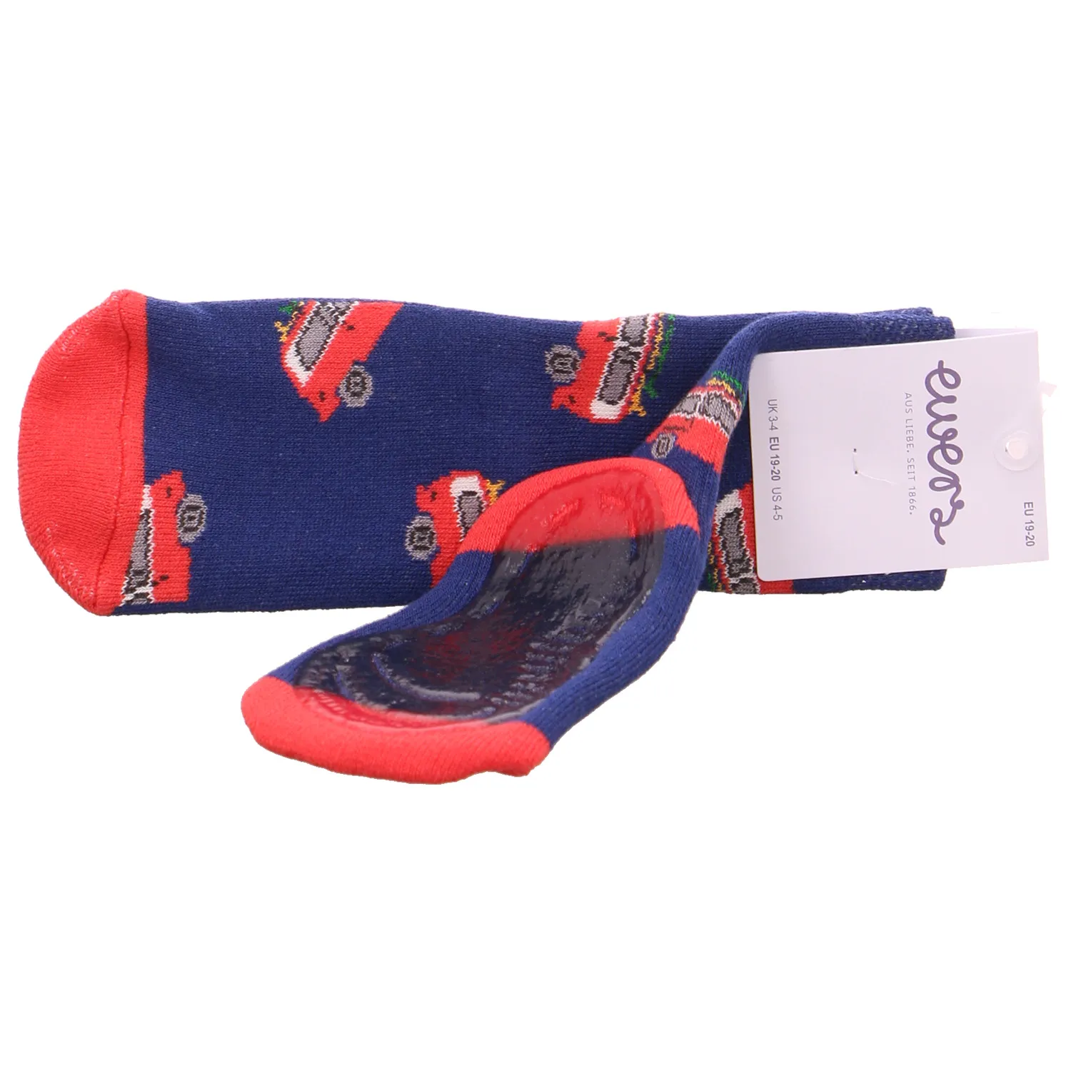 EWERS Antirutsch-Socken Blau Textil