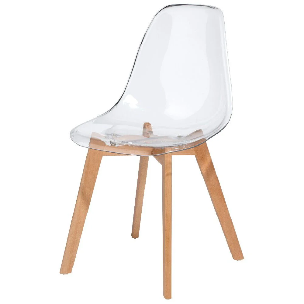 Chaise Chloé transparente x2