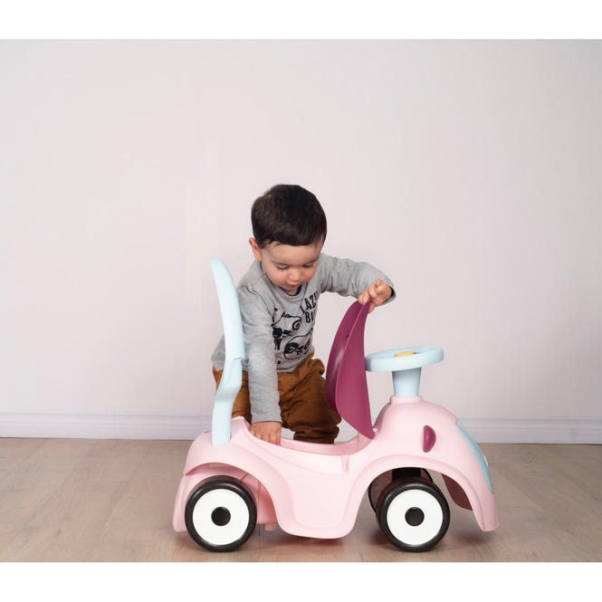 Smoby - 3-in-1 Rutschfahrzeug Maestro Balade - rosa