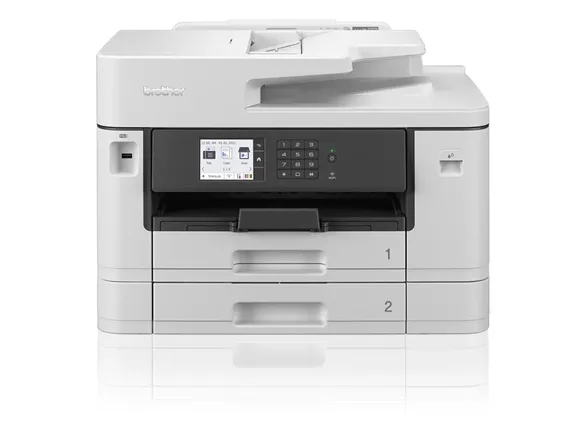 Brother MFC-J5740DW - Multifunktionsprinter - farve - blækprinter - A3 (medie) - op til 25 spm (kopiering) - op til 28 spm (udskriver) - 600 ark - 33.6 Kbps - USB 2.0, LAN, Wi-Fi(n), USB vært