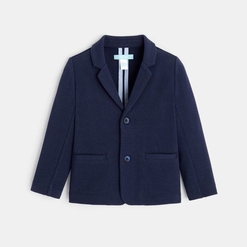 Veste souple bleu bébé garçon Bleu
